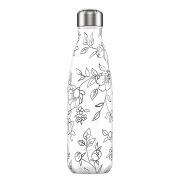  Flowers Chilly's Bottles   Line Drawing 