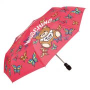 Зонт складной автомат MOSCHINO Butterfly Bear Fuxia
