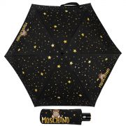 Зонт складной автомат MOSCHINO Toy Constellation Black